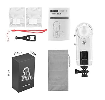 RICOH - THETA V 水中撮影ケース(純正)付 RICOH THETA V Amazon | RICOH Theta SC/Theta V/Theta S360度カメラ専用 30M